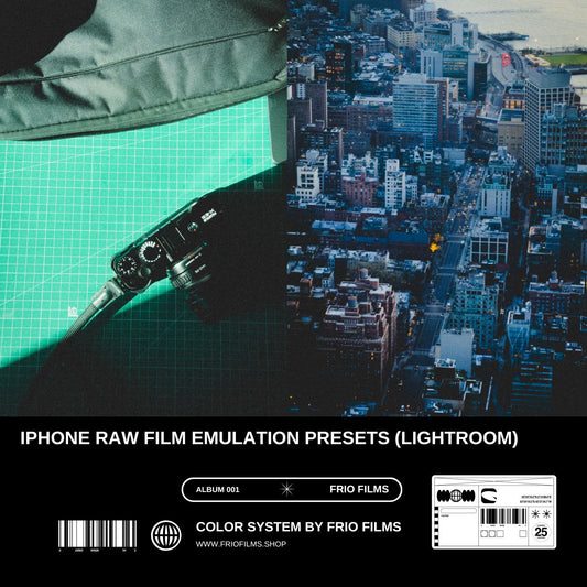 ARCHIVE 002 - iPhone RAW Film Emulation Presets (Lightroom)