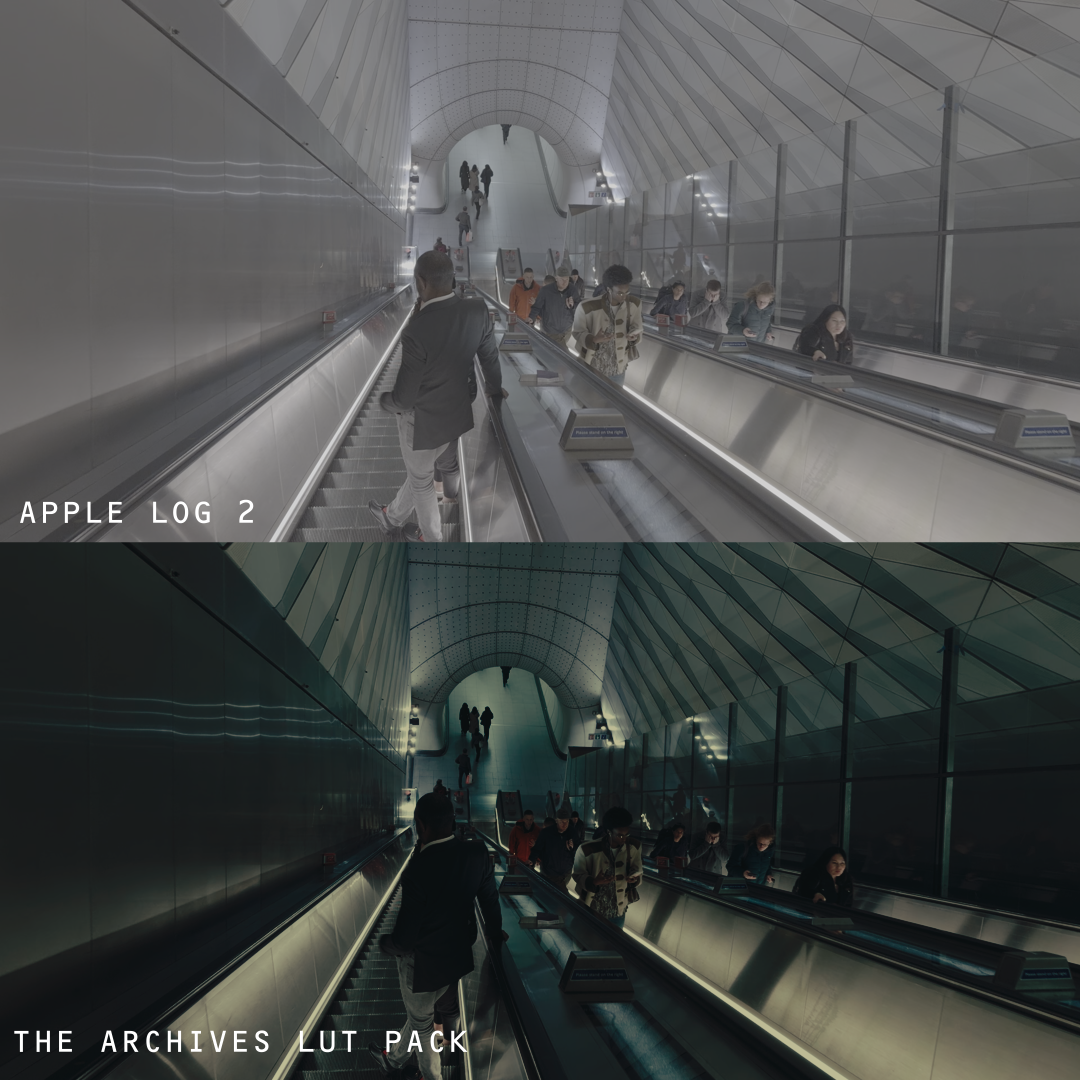 The Archives LUT Pack (Apple LOG)