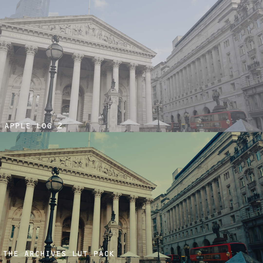 The Archives LUT Pack (Apple LOG)