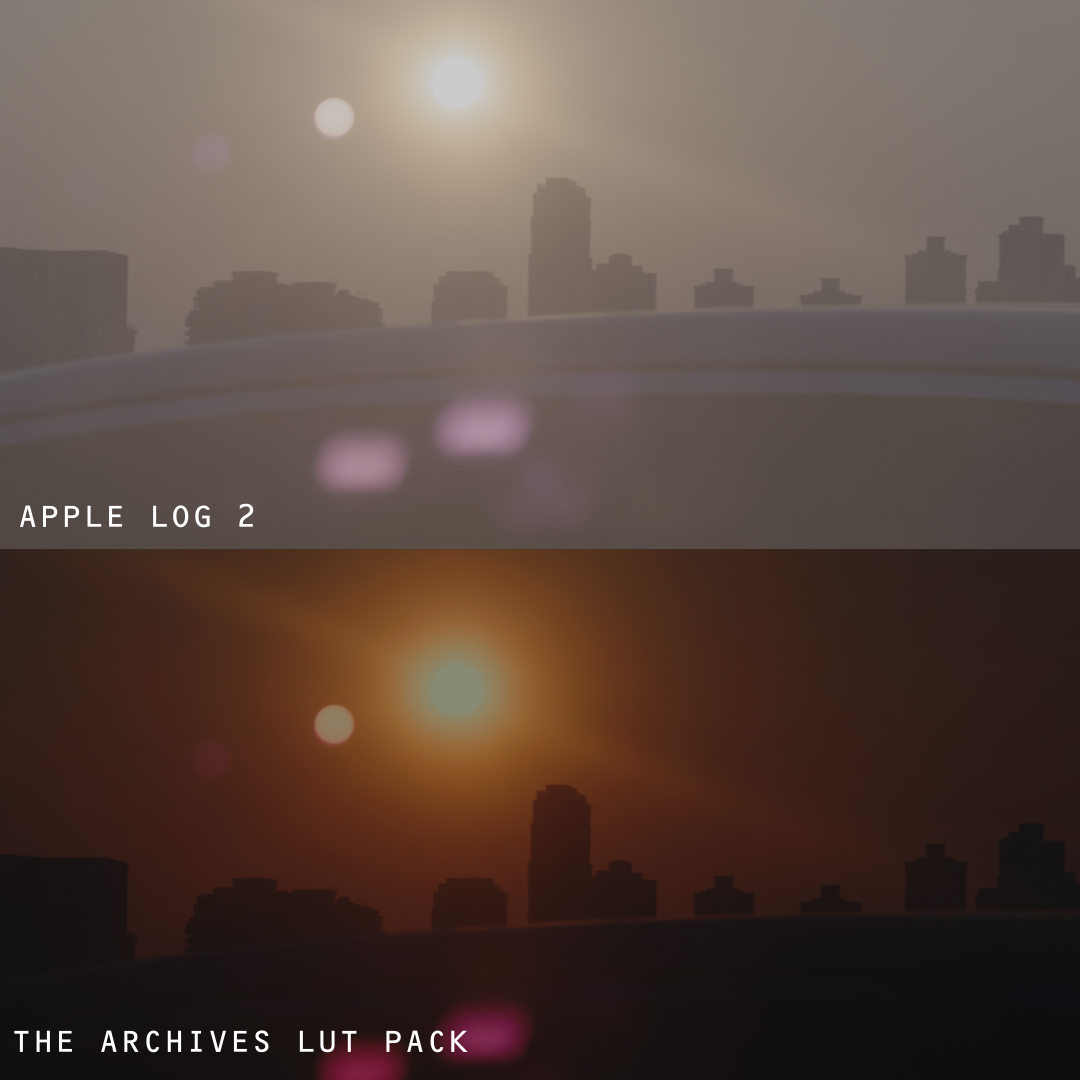 The Archives LUT Pack (Apple LOG)