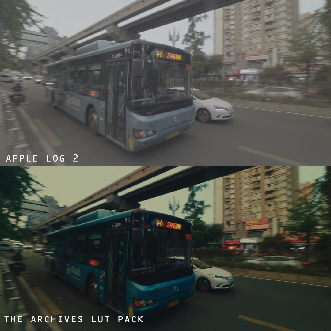 The Archives LUT Pack (Apple LOG)