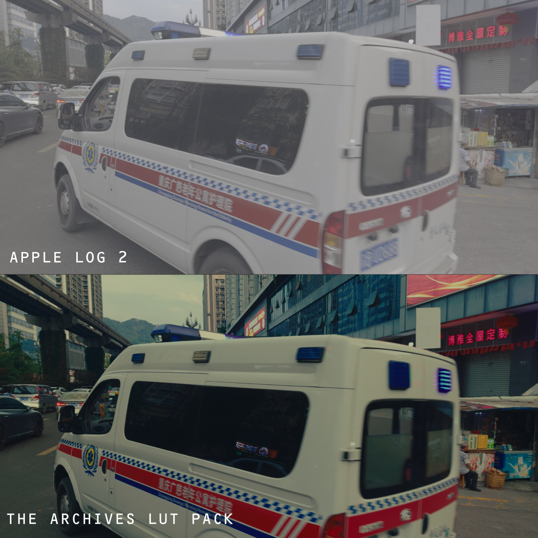 The Archives LUT Pack (Apple LOG)