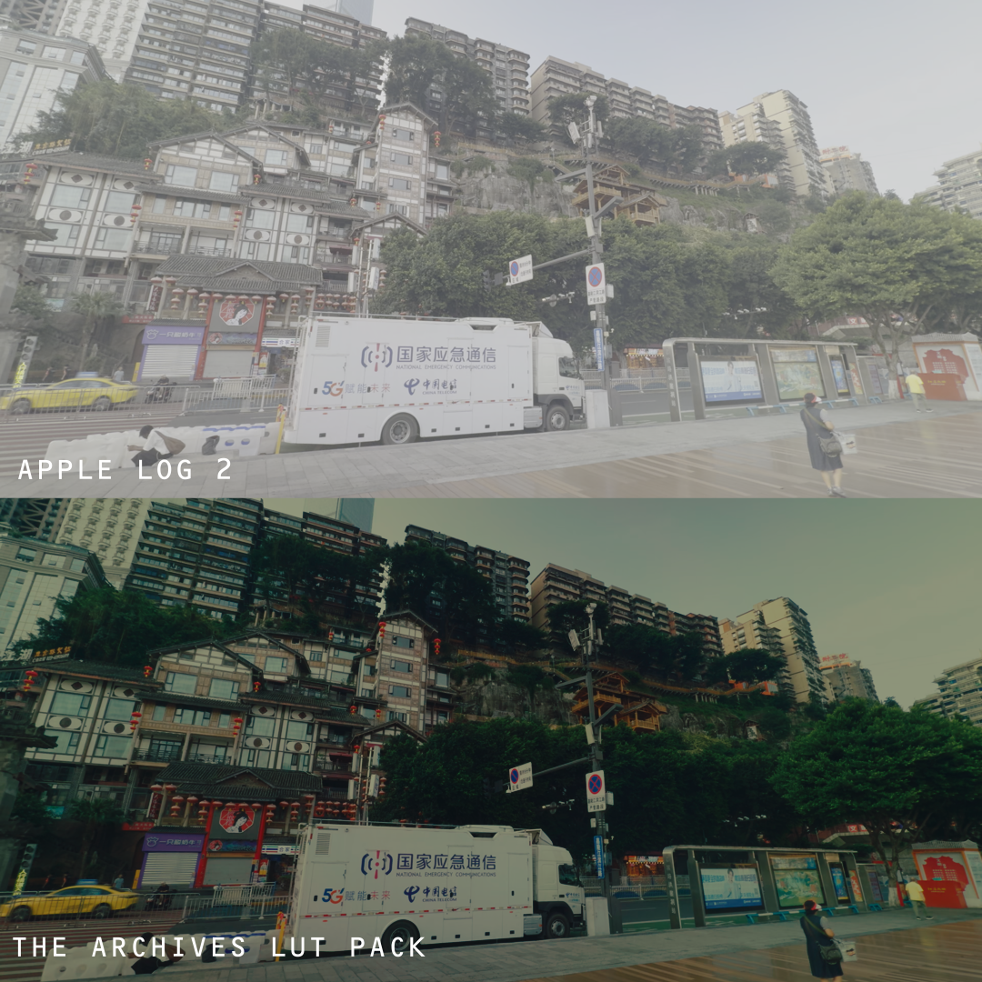 The Archives LUT Pack (Apple LOG)